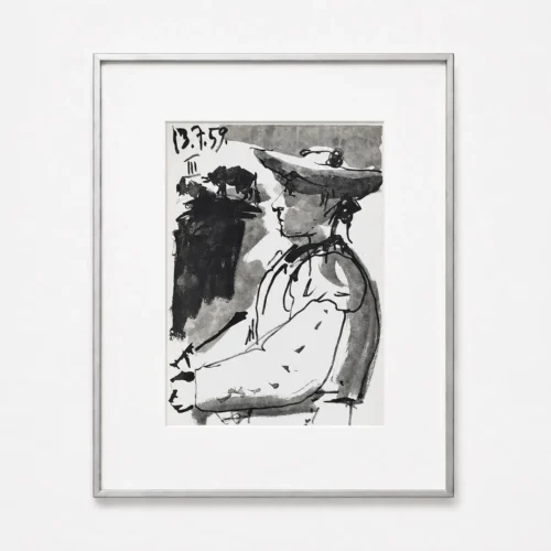 pablo-picasso-corrida-lithograph-mockup-32 Тореадор