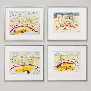 pablo-picasso-corrida-lithograph-mockup-57 Коррида