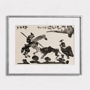 pablo-picasso-litografii-matadory-i-byki-34 Конная коррида