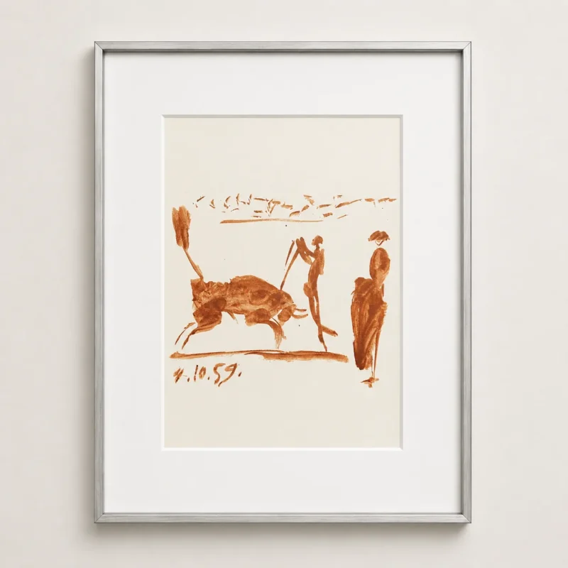 pablo-picasso-toreadors-lithograph-statement-wall-art-21 Матадор