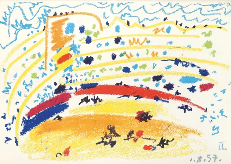 pablo-picasso-toros-y-toreros-lithograph-artwork-04 Коррида