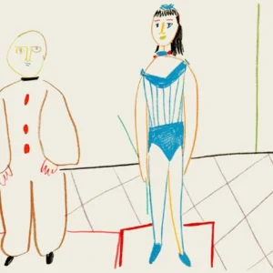 picasso10 Клоун и акробатка