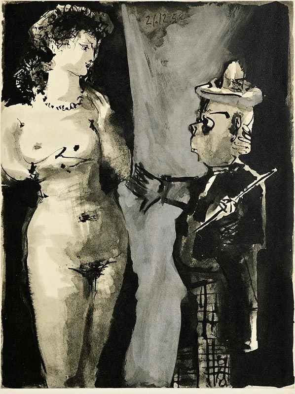 picasso15 Художник и модель