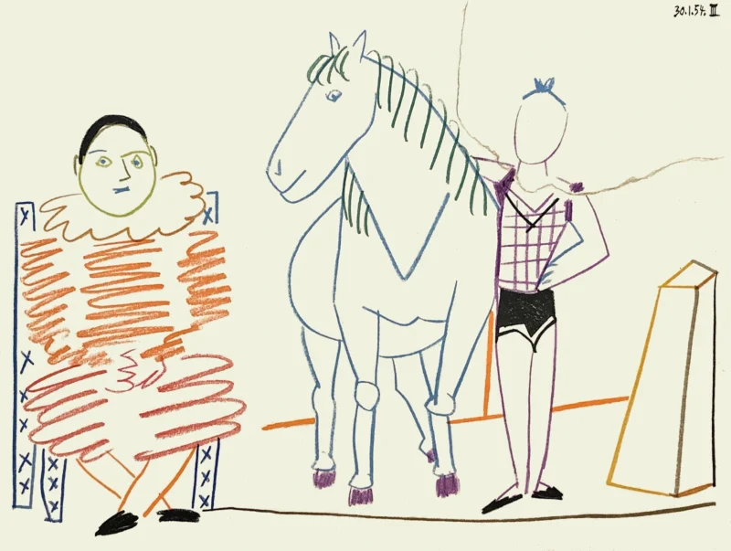 picasso8 Клоун и оруженосец