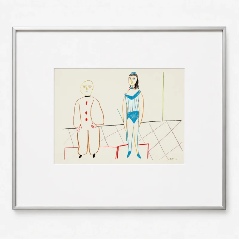 picasso_10_4 Клоун и акробатка