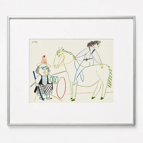 picasso_11_4 Клоун и цирковой наездник