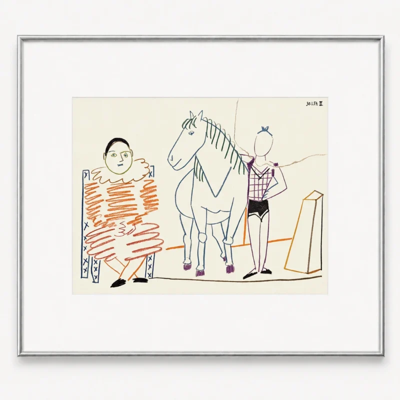 picasso_8_4 Клоун и оруженосец