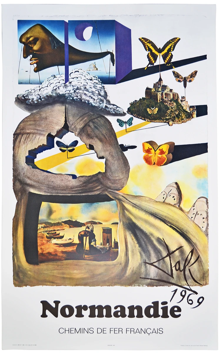 salvador-dali-lithograph-artwork-05 Нормандия