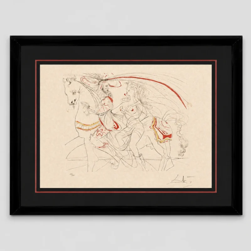 salvador-dali-lithograph-interior-mockup-02 Диана де Пуатье