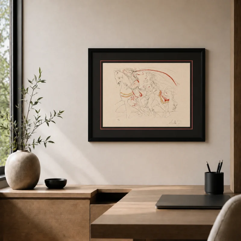 salvador-dali-lithograph-interior-mockup-07 Диана де Пуатье