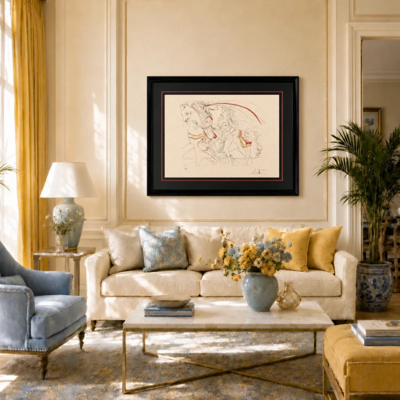 salvador-dali-lithograph-interior-mockup-08 Диана де Пуатье