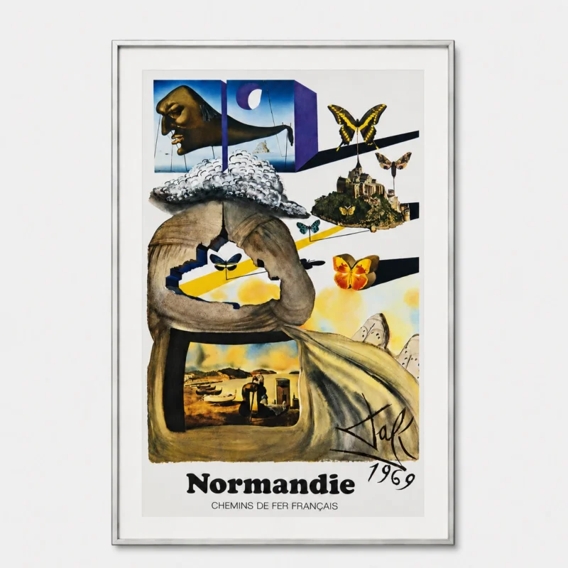 salvador-dali-lithograph-interior-mockup-16 Нормандия