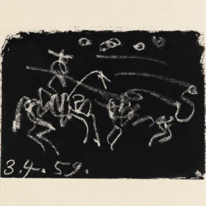 03-pablo-picasso-toros-y-toreros-nocturnal-bullfight-i Дразня быка (комплект из двух работ)