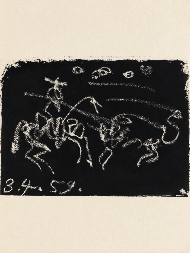 03-pablo-picasso-toros-y-toreros-nocturnal-bullfight-i Дразня быка (комплект из двух работ)