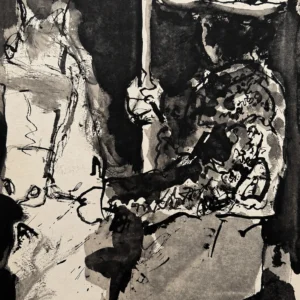08-pablo-picasso-toros-y-toreros-torero-with-sword-in-dark-interior Всадник I