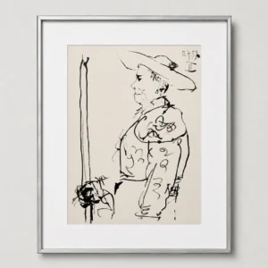 25-pablo-picasso-toros-y-toreros-framed-standing-torero-with-sword Всадник с мечом