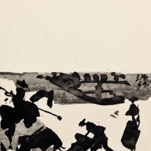 42-pablo-picasso-toros-y-toreros-corrida-crowd-horses-and-bulls Действие на арене