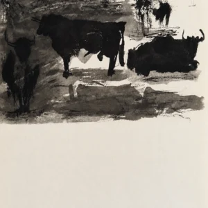 47-pablo-picasso-toros-y-toreros-bulls-in-the-arena-landscape Бык