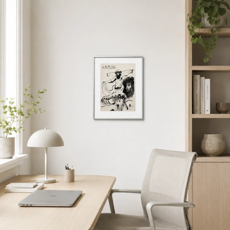 55-pablo-picasso-toros-y-toreros-corrida-collage-office-interior Христос на кресте