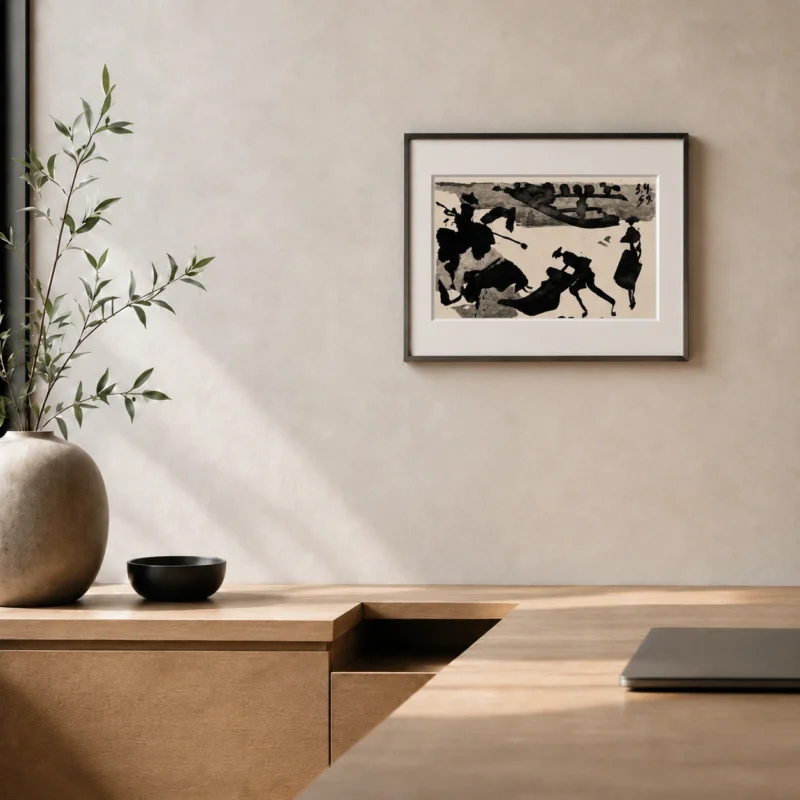 85-pablo-picasso-toros-y-toreros-corrida-crowd-and-horses-office-interior-i Действие на арене
