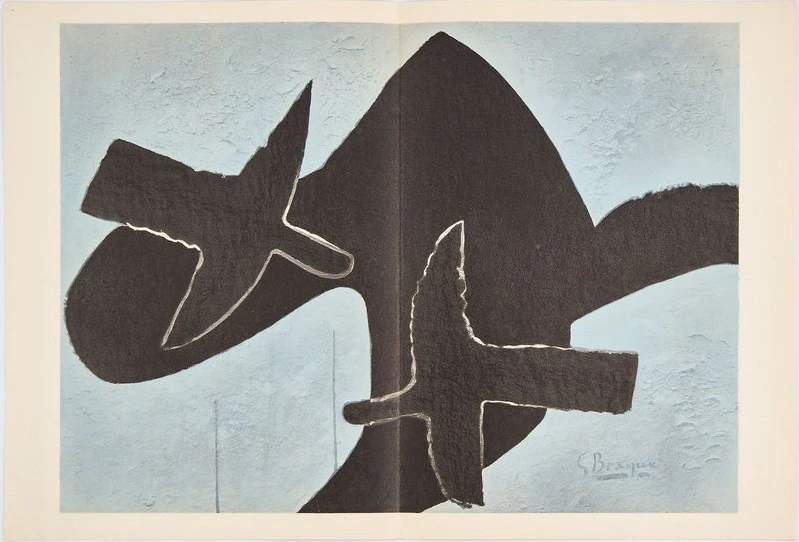 georges-braque-original-1960s-lithograph-source-03 Жорж Брак «Две черные птицы»