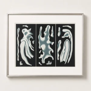 original-1960s-modern-art-lithograph-framed-13 Фернан Лежe «Ширма».