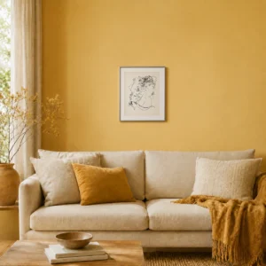 original-1960s-modern-art-lithograph-interior-02 Два профиля