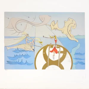 original-antique-vintage-lithograph-artwork-04 Швейная машина (с подписью)
