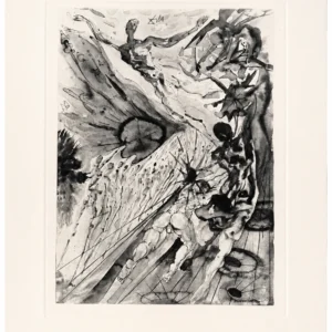 original-antique-vintage-lithograph-artwork-48 Встреча двух групп сладострастников (комплект из двух)
