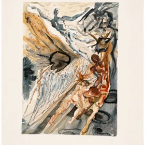original-antique-vintage-lithograph-artwork-49 Встреча двух групп сладострастников (комплект из двух)