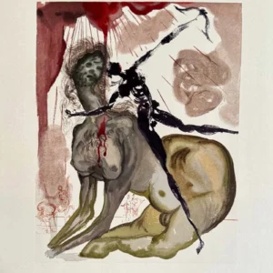 salvador-dali-divine-comedy-1960-lithograph-003 Минотавр
