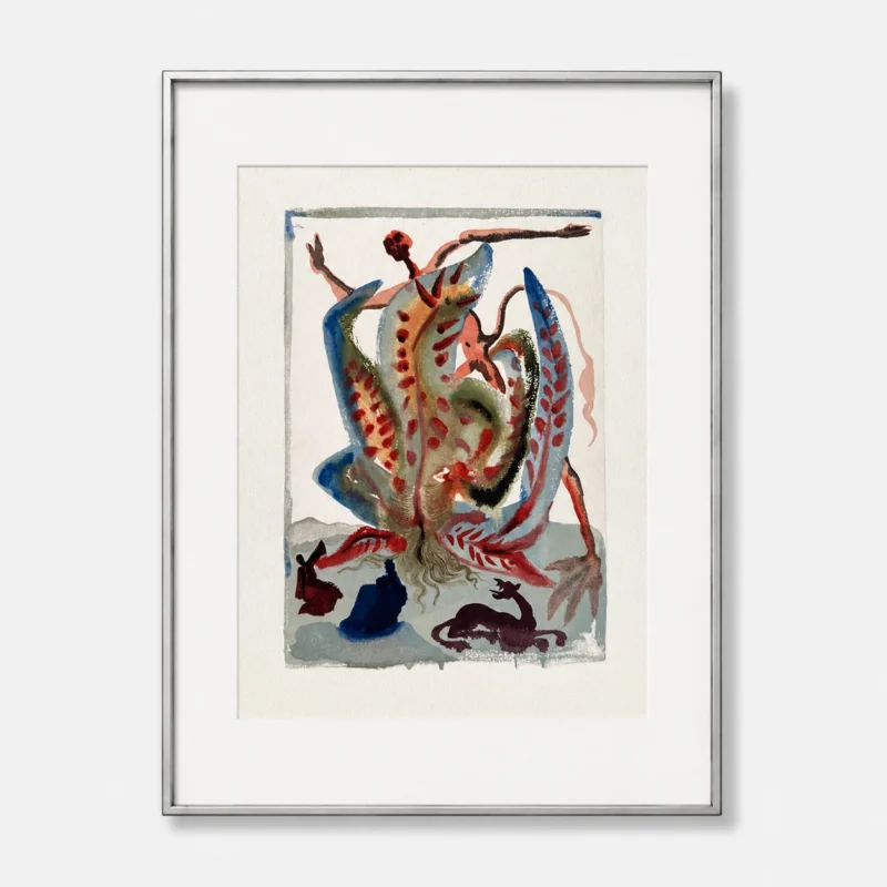 salvador-dali-divine-comedy-1960-lithograph-010 Чревоугодие