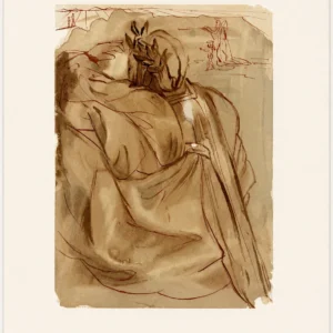 salvador-dali-divine-comedy-1960-lithograph-043 Возвещение великого события
