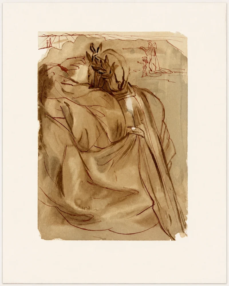salvador-dali-divine-comedy-1960-lithograph-043 Возвещение великого события