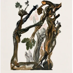 salvador-dali-divine-comedy-1960-lithograph-047 Лес самоубийц
