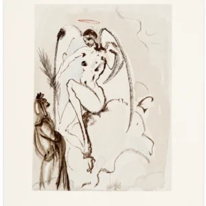 salvador-dali-divine-comedy-1960-lithograph-048 Архангел Гавриил