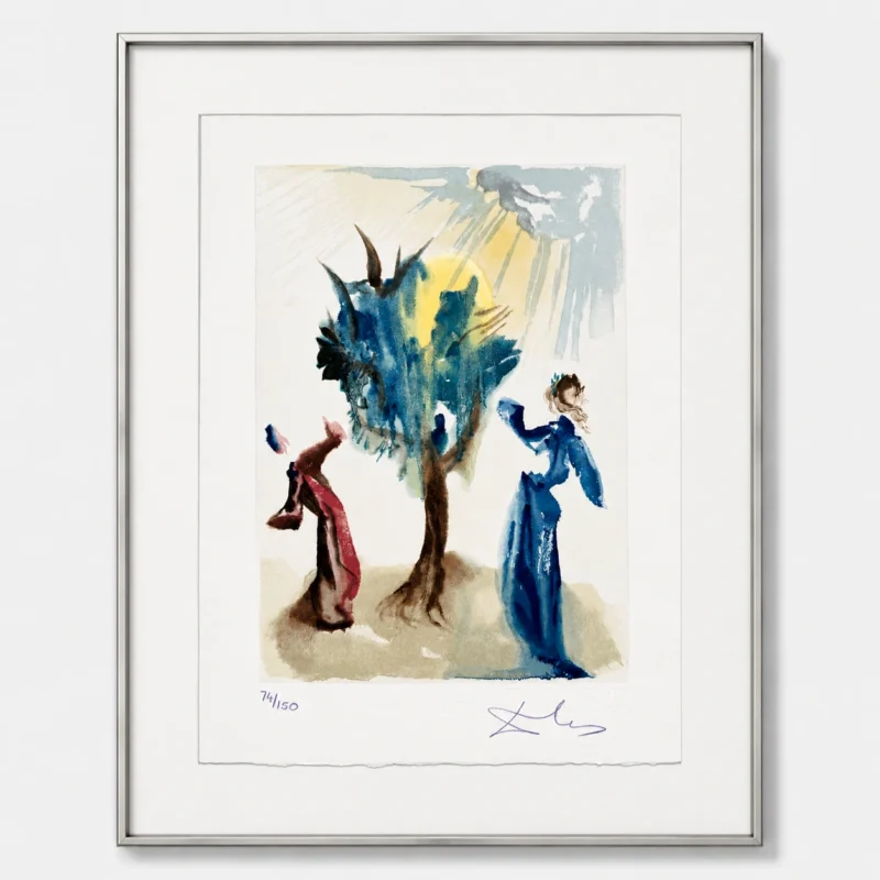salvador-dali-divine-comedy-signed-lithograph-29 Древо наказания (ручная подпись карандашом)