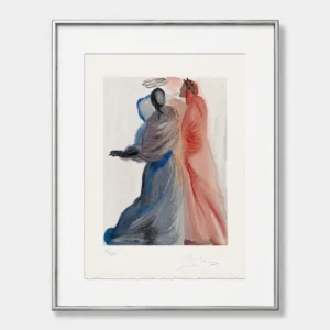 salvador-dali-divine-comedy-signed-lithograph-35 Сияние Беатриче (ручная подпись карандашом)