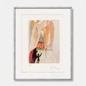 salvador-dali-divine-comedy-signed-lithograph-37 Триумф Христа и Девы Марии (ручная подпись карандашом)